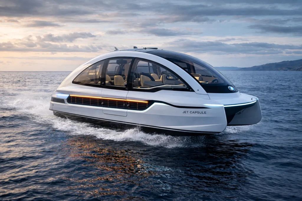 Reimagining Marine Luxury Inside the Enclosed Vision of the Jet Capsule
